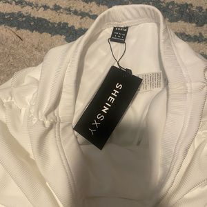 Shein SXY ribbed mini skirt